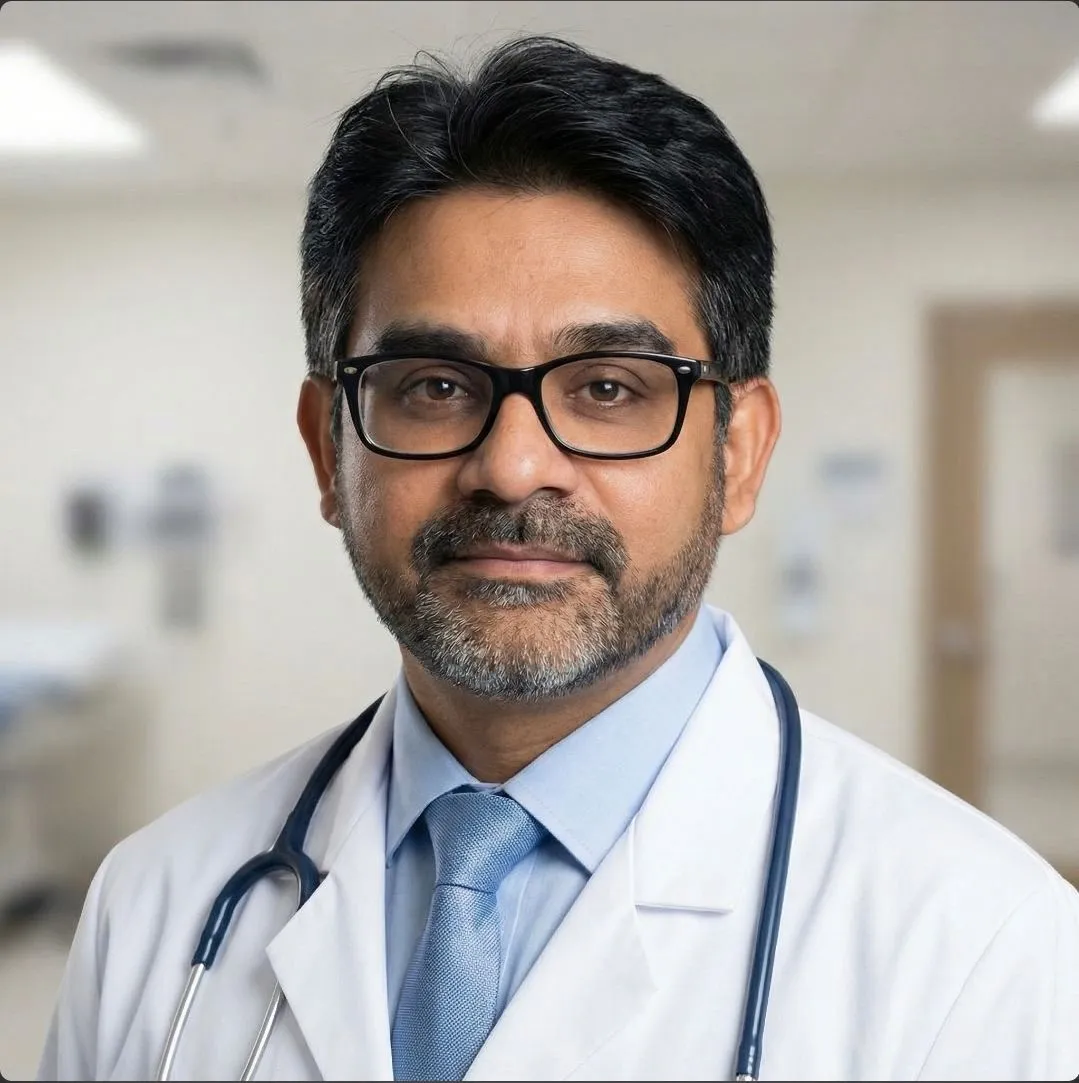 Syed M. Rizvi, MD, board-certified internal medicine physician